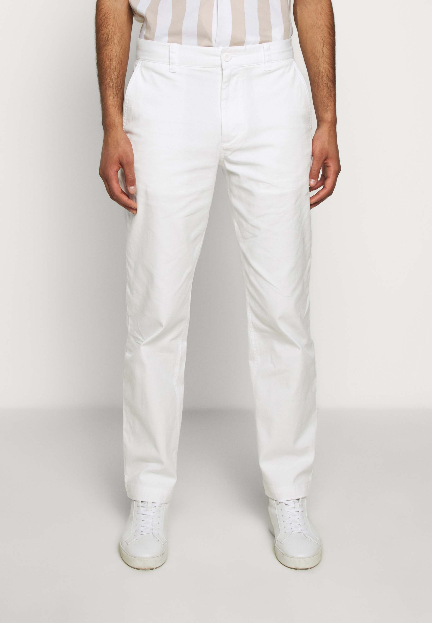 Club Monaco STRAIGHT LEG WORK PANT Bukse white Zalando.no Club Monaco STRAIGHT LEG WORK PANT - Bukse - white