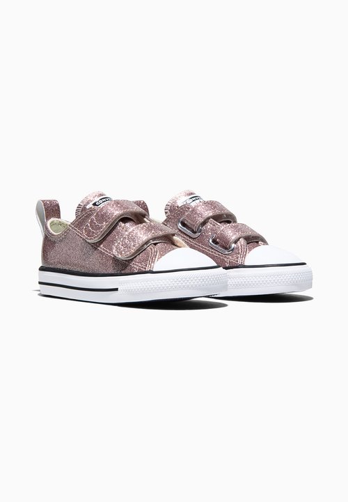 Converse LOW-TOP SHOE CHUCK TAYLOR ALL STAR EASY-ON GLITTER UNISEX - Zapatos de bebé - apricot red white black — foto 2