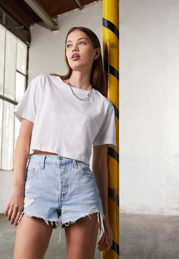 LADIES SHORT OVERSIZED TEE - T-Shirt basic