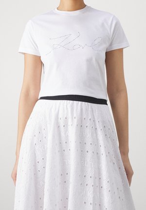 T-shirt print - white