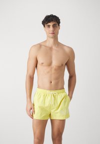 BOSS - MOONEYE - Swimming shorts - bright yellow Thumbnail Image 1