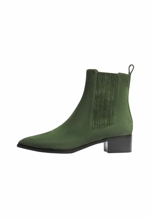 OLIVIA CASTAGNO - Ankelstøvler - green - suede