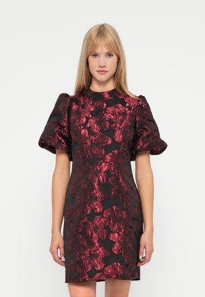 VMJACQUELINE SHORT DRESS - Vestito elegante - black/red