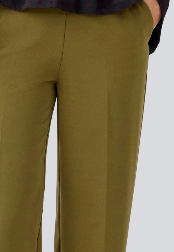NELLI PANTS - Trousers - dark olive3