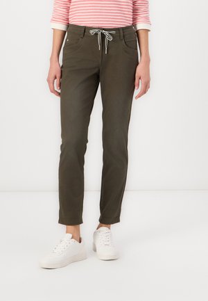 TOM TAILOR TAPERED - Jean slim - deep forest green