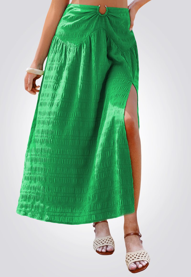 Cupshe VIBRANT CRINKLED SLIT  - Maxirok - evergreen