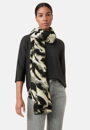 Schal - light creme gemustert