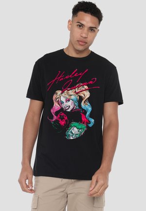 Cotton Soul, BATMAN HARLEY QUINN SIGNATURE - T-Shirt print - black