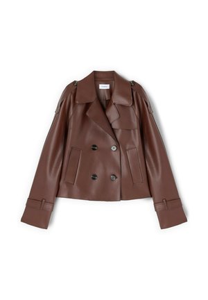 Motivi, TRENCH CORTO DOPPIOPETTO CON MOSTRINE - Blazer - marrone