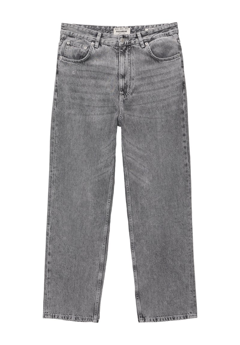 PULL&BEAR Straight leg jeans donkergrijs PULL&BEAR Straight leg jeans donkergrijs