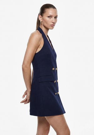 Koton, HALTER NECK MINI DRESS. - Vestido informal - dark blue