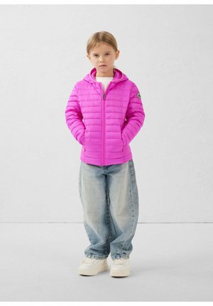 LÉGÈRE À CAPUCHE ÉLECTRIQUE CARLA - Chaqueta de plumas - rose