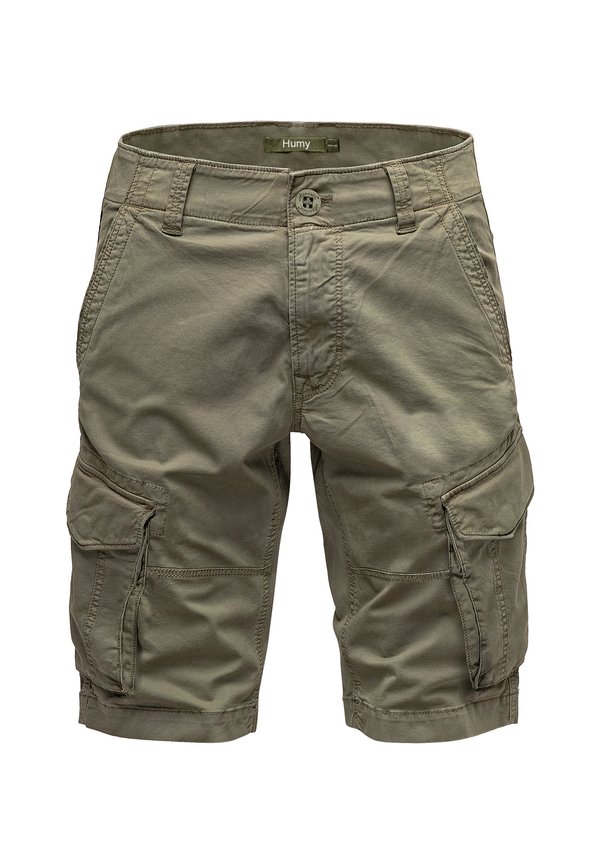 BERMUDA MIT UTILITY TASCHEN - Shorts - olive