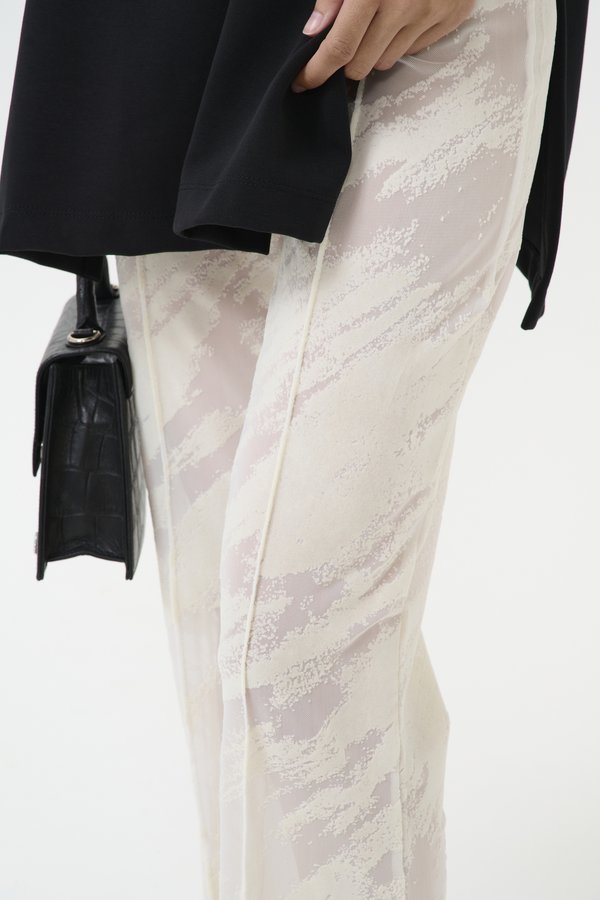 FLIKKA - Trousers - egret2