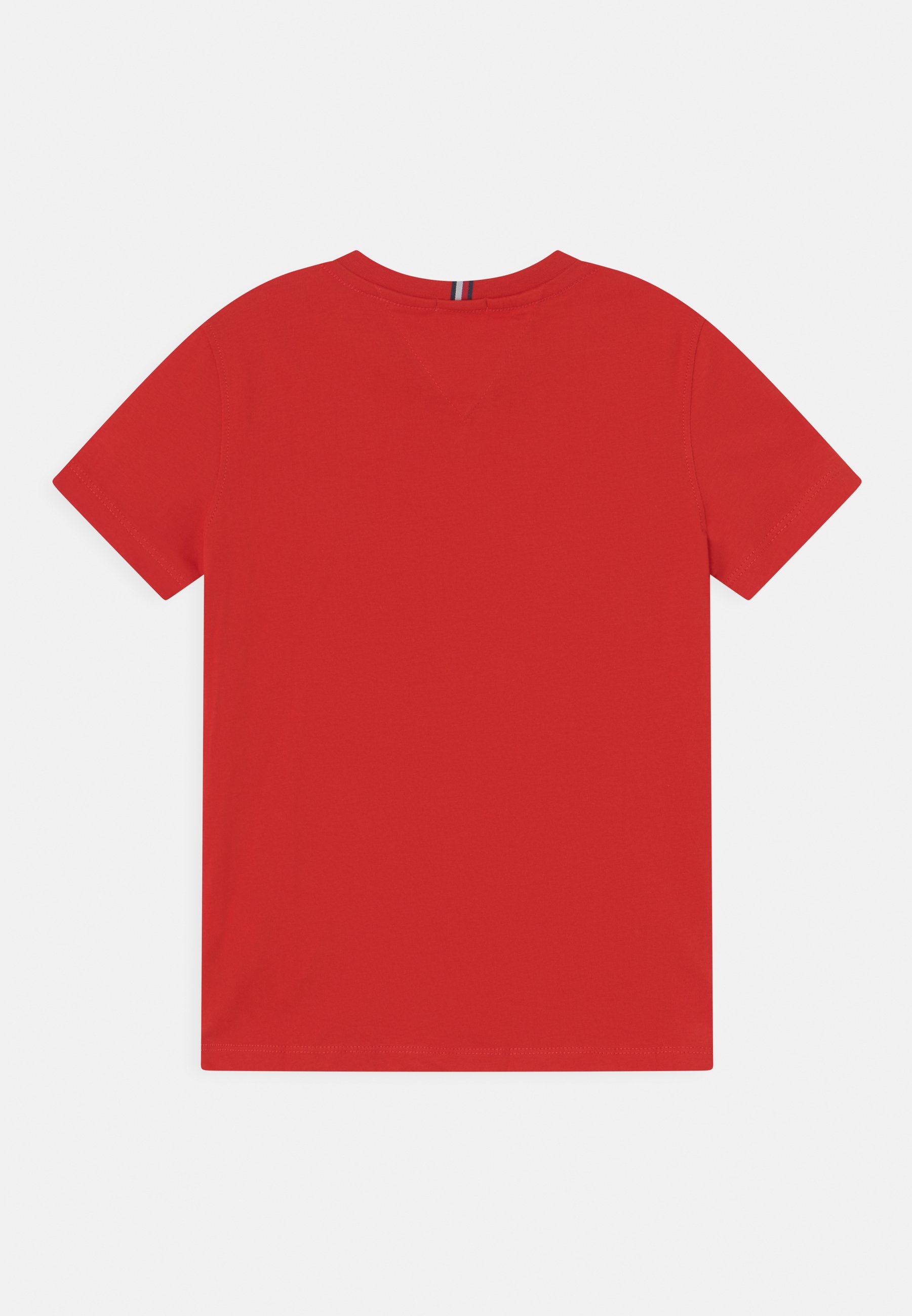 Tommy Hilfiger ESSENTIAL TEE - Print T-shirt - deep crimson/red - Zalando .co.uk