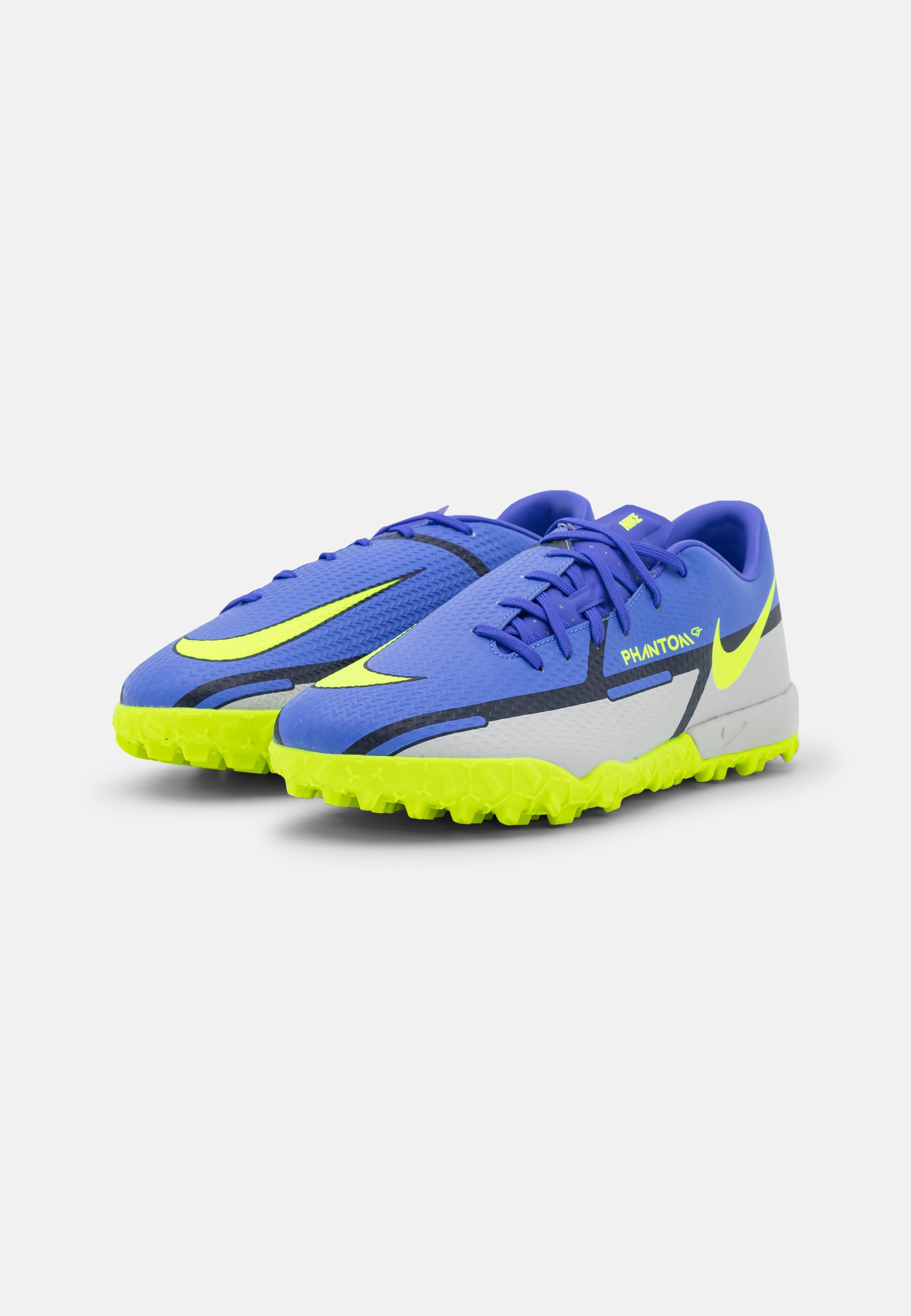 Nike Performance PHANTOM GT2 ACADEMY TF - Botas de fútbol multitacos -  sapphire/volt/grey fog/blue void/morado oscuro - Zalando.es
