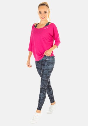 3/4 ARM - T-shirt till träning - deep pink