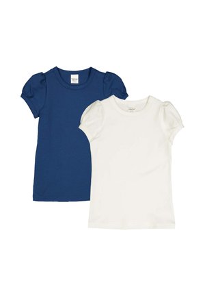 PACK OF 2 - Basic T-shirt - navy balsam cream