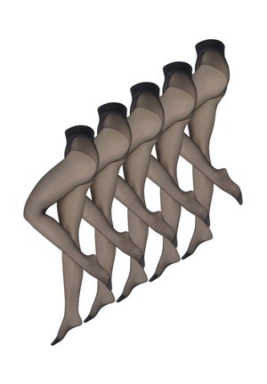 5-PACK FEIN - Tights - schwarz