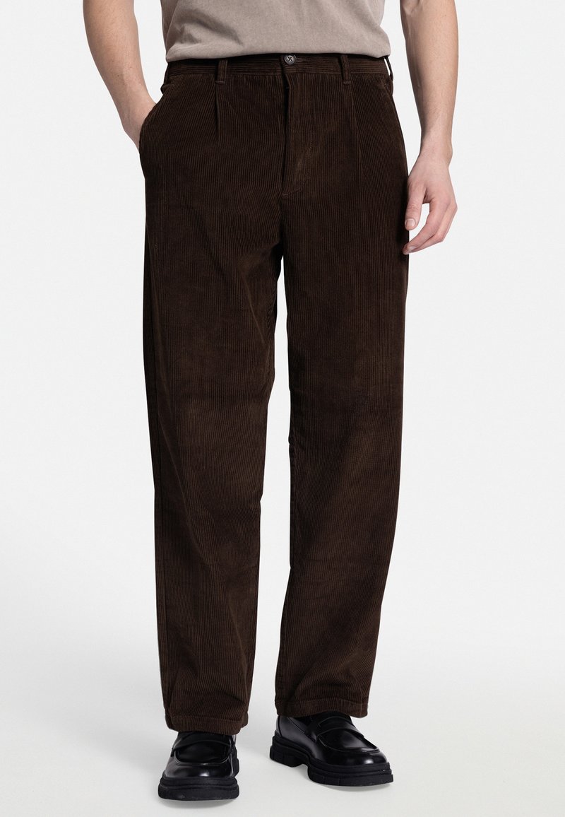 Redefined Rebel JOHN COMFORT FIT - Bukse - demitasse