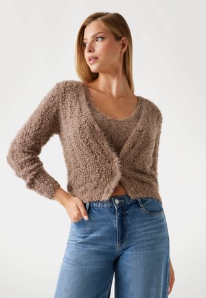 Cardigan - braun