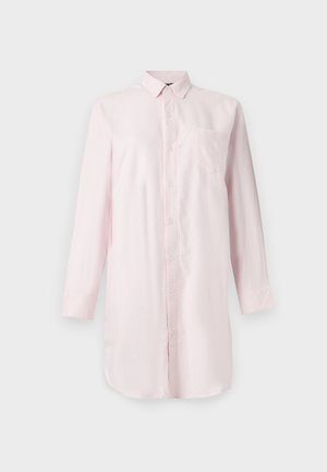 Lauren Ralph Lauren, BRUSHED HIS SHIRT SLEEPSHIRT - Chemise de nuit / Nuisette - pink