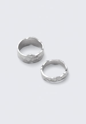 RING SET - Prsteň - silver-coloured