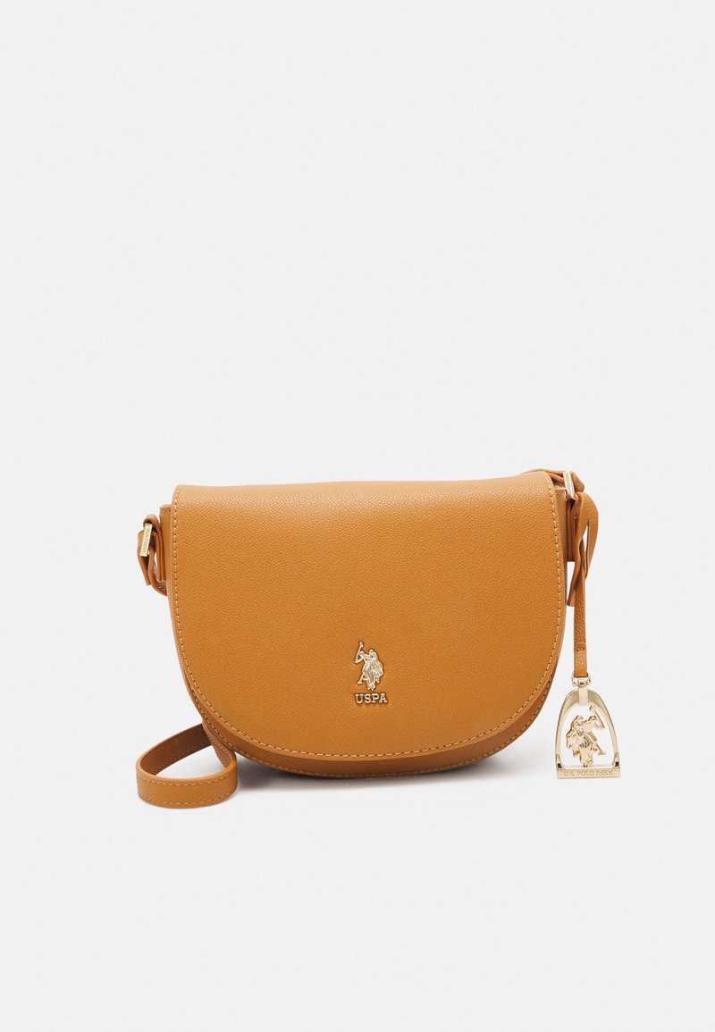 U.S. Polo Assn. NEW JONES FLAP CROSSBODY Across body bag camel