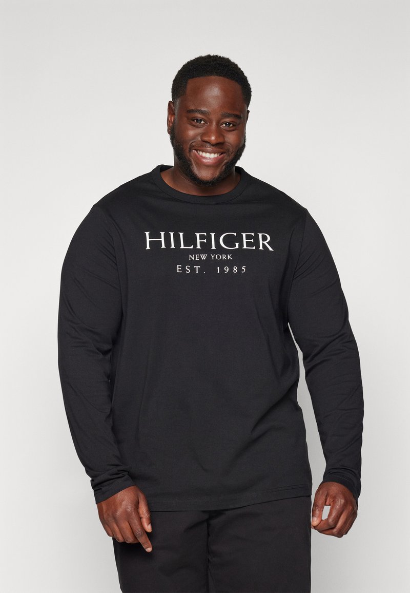 Tommy Hilfiger BIG TEE - Topper langermet - black