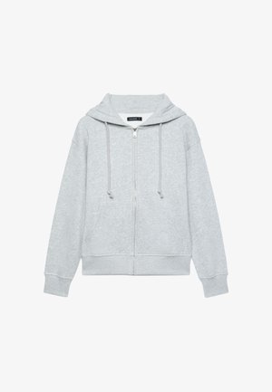 Calliope, FELPA TINTA UNITA - Sweat zippé - grigio medio melange