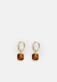 Lauren Ralph Lauren HOOP DROP - Uhani - gold-coloured/brown