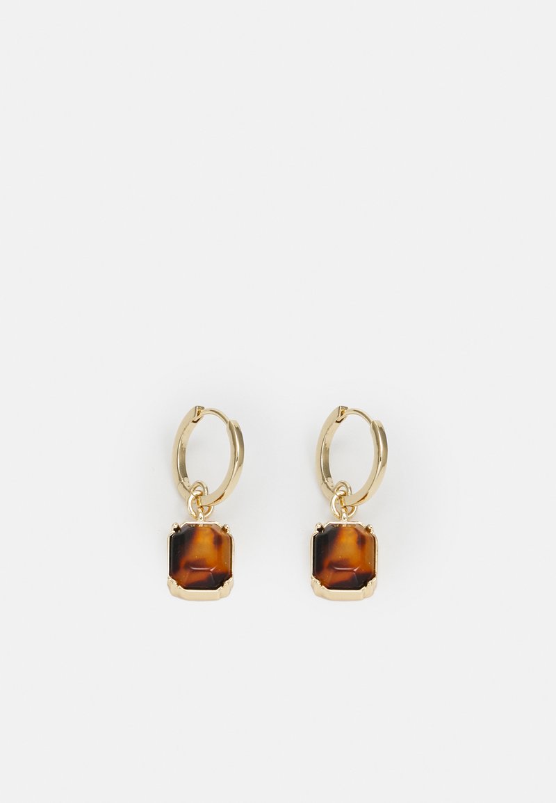 Lauren Ralph Lauren HOOP DROP - Uhani - gold-coloured/brown
