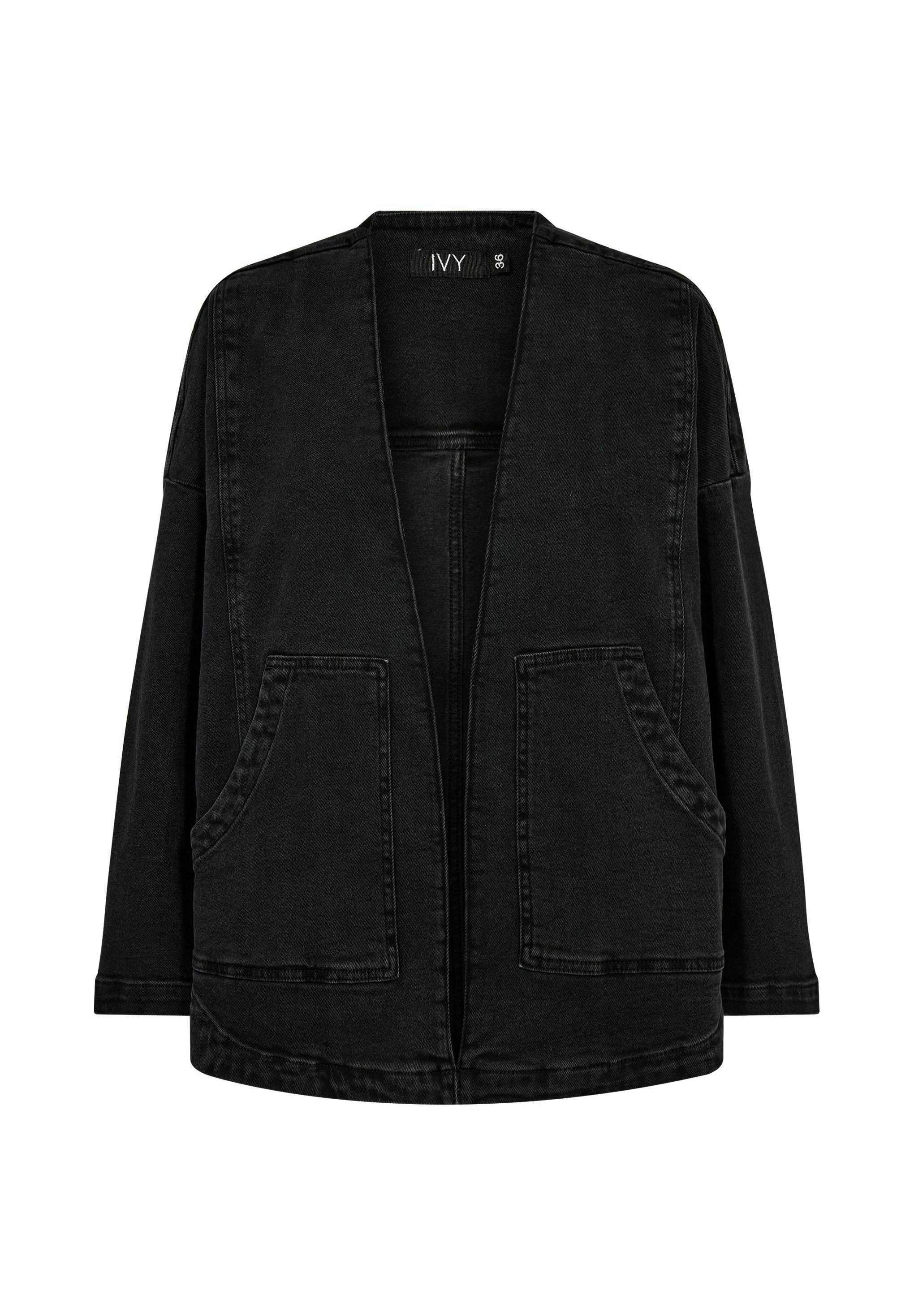 OVY Black Washed 2nd Denim Jacket KAJA Ivy Copenhagen AUGUSTA WASH