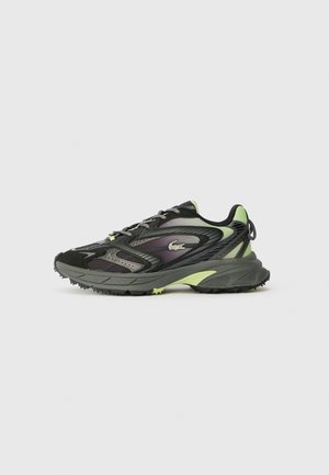 Lacoste NEO SHOT - Sneakers low - black/light green