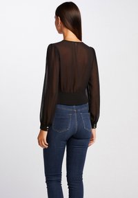 Morgan Long Sleeve Short Jane - Black
