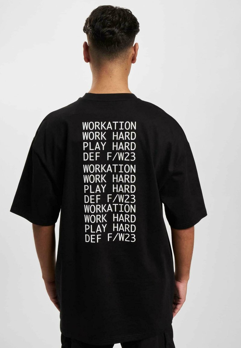 DEF - BUSY - T-Shirt print - black, Vergrößern