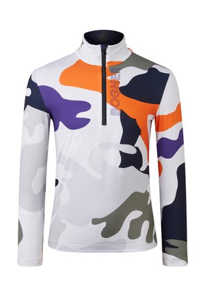 FIRST LAYER CHRIS - T-shirt à manches longues - grau orange