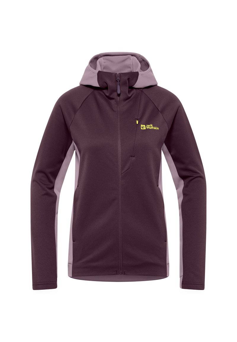Jack Wolfskin Fleecejas paars