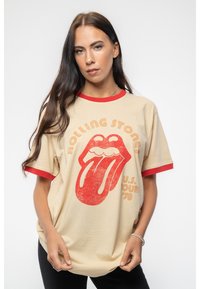 Paradiso Clothing THE ROLLING STONES US TOUR RINGER - Print T-shirt - orange