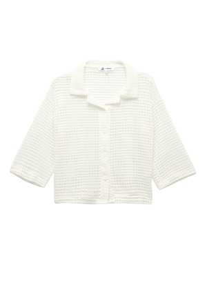 Overhemdblouse - beige