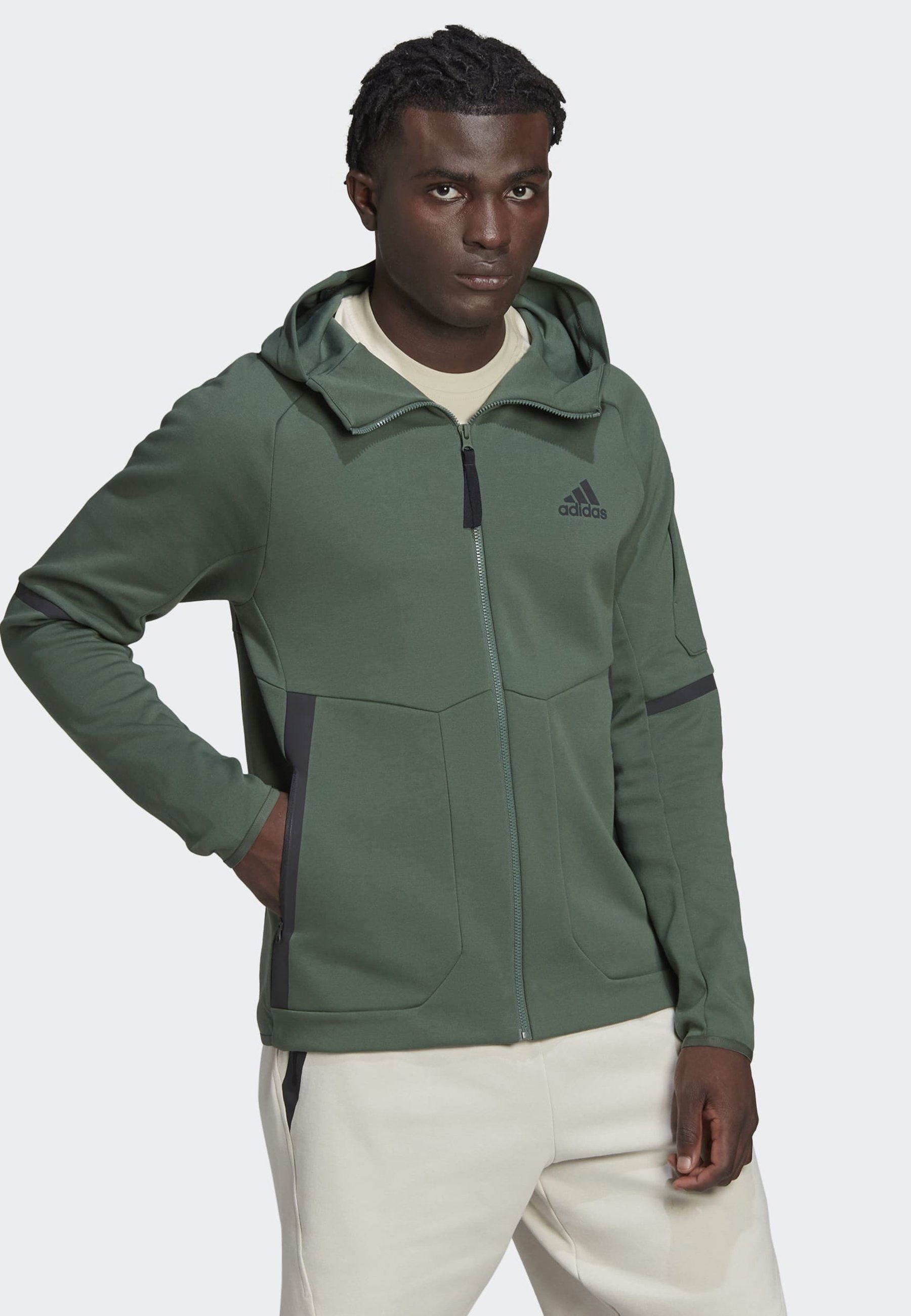 adidas performance zip hoodie