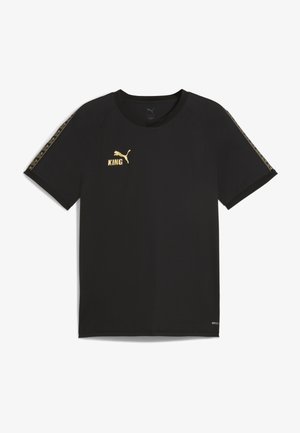 Puma, KINGTOUCH - Sport T-Shirt - black- gold