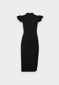 WAL G. ASHLY RUFFLE MIDI - Kokteiļkleita/ballīšu kleita - black