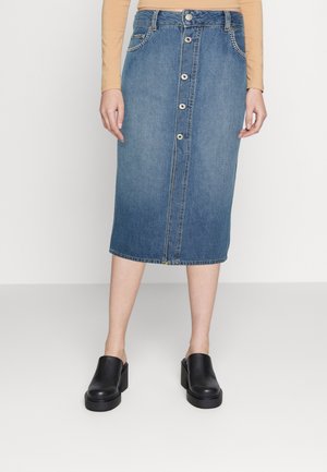 Jupe crayon - blue denim