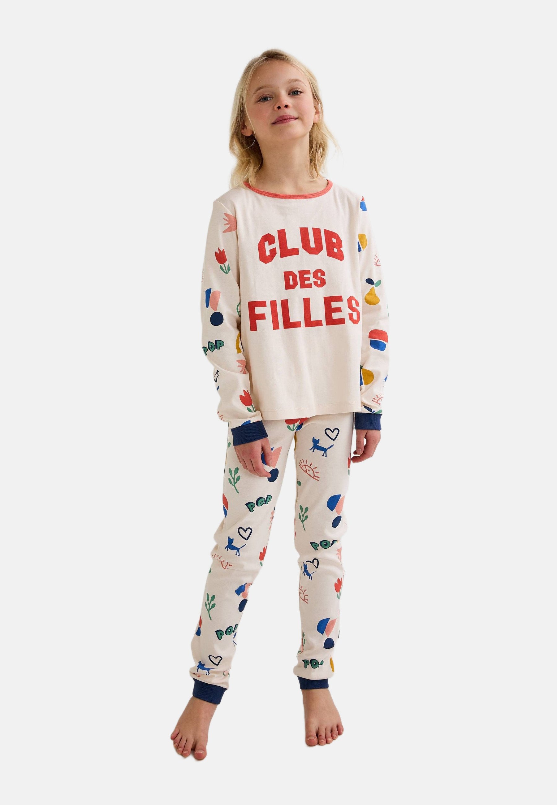 Monoprix MANCHES LONGUES IMPRIMÉ SET Pyjama pamplemousse - Main Image