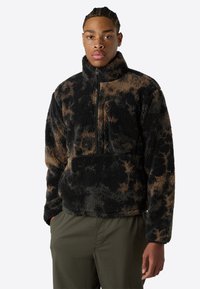 The North Face M EXTREME PILE 2 PULLOVER -PRINT - Fleecetrøjer - tnf black light refract