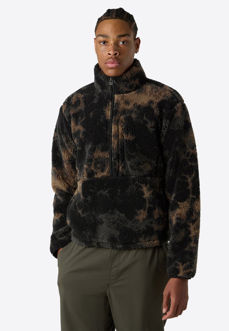 The North Face M EXTREME PILE 2 PULLOVER -PRINT - Fleecetrøjer - tnf black light refract