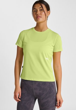 WORKOUT W S/S - Sport T-shirt - shadow lime