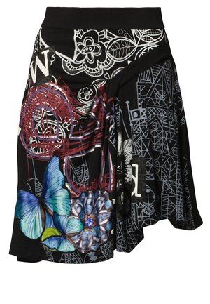 Falda acampanada - black