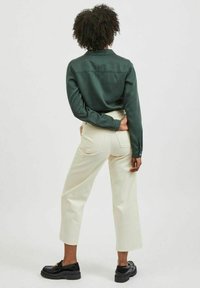 VILA VIBISTA SU-NOOS - Button-down blouse - darkest spruce